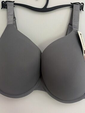 No Boundaries New! Gray T-Shirt Bra - Comfort Support size 38DD